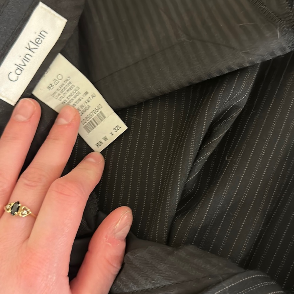 Men’s Calvin Klein Suit Set Pants and Coat ( Sold together)